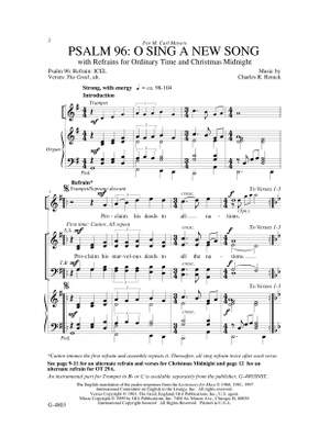 Charles Renick: Psalm 96: O Sing a New Song