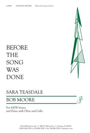 Bob Moore: Before the Song Was Done
