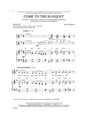 James Chepponis: Come to the Banquet