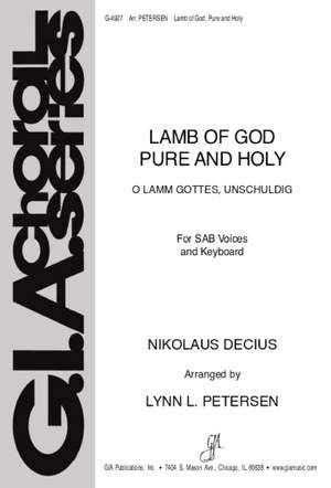 Lynn L. Petersen_Nikolaus Decius: Lamb of God Pure and Holy
