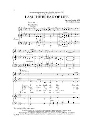 Suzanne Toolan: I Am the Bread of Life, Concertato on