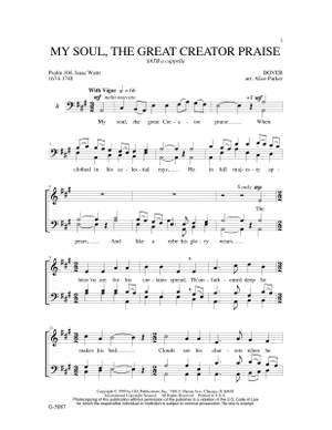 My Soul, the Great Creator Praise