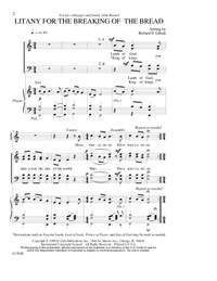 Richard P. Gibala: Litany for the Breaking of the Bread