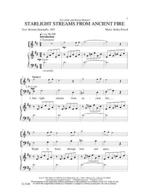 Kathy Powell: Starlight Streams from Ancient Fire