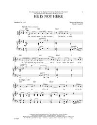 Derek Wayne Campbell: He Is Not Here