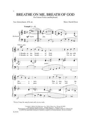 Harold Owen: Breathe on Me, Breath of God