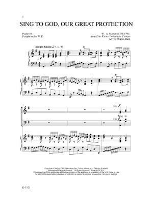 Wolfgang Amadeus Mozart: Sing to God, Our Great Protection