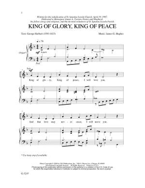 James Hughes: King of Glory, King of Peace