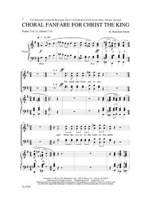H. Hamilton Smith: Choral Fanfare for Christ the King