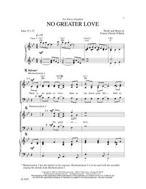 Francis Patrick O'Brien: No Greater Love