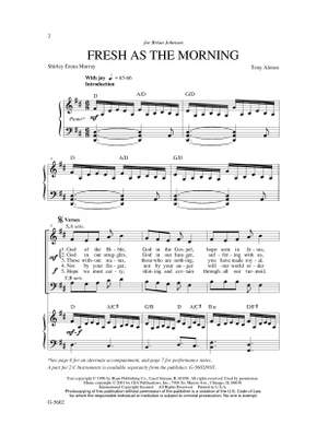 Tony Alonso: Fresh as the Morning