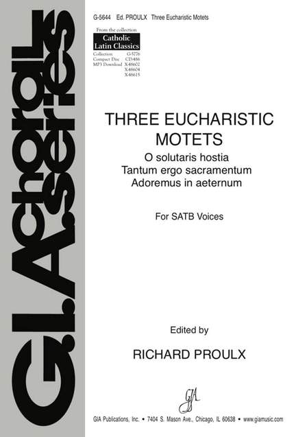 Anthony Werner: Three Eucharistic Motets