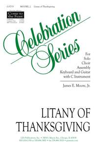 James E. Moore: Litany of Thanksgiving