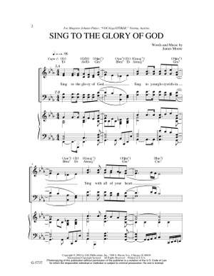 James E. Moore: Sing to the Glory of God