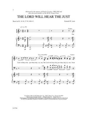 Kenneth W. Louis: Lord Will Hear the Just