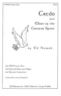 Edward Nowak: Credo from Mass of the Creator Spirit