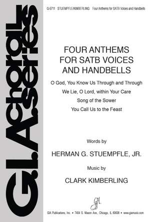 Clark Kimberling: Four Anthems for SATB Voices and Handbells