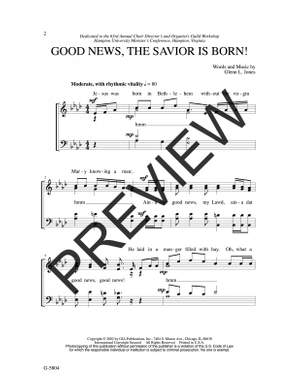 Glenn L. Jones: Good News, the Savior Is Born!