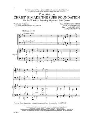 Henry Purcell: Christ Is Made the Sure Foundation