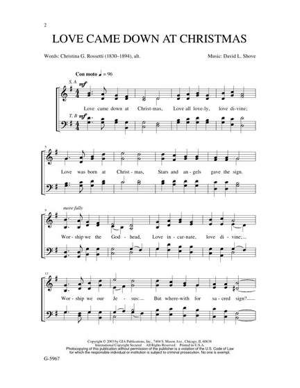 David&#x20;L.&#x20;Shove&#x3A;&#x20;Love&#x20;Came&#x20;Down&#x20;at&#x20;Christmas