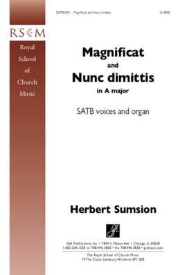 Herbert Sumsion: Magnificat and Nunc Dimittis in A Major