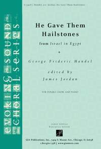 Phoebe Hanaford: He Gave Them Hailstones - Keyboard Part