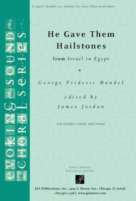 Phoebe Hanaford: He Gave Them Hailstones - Keyboard Part