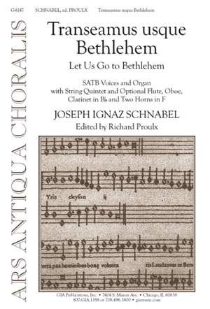 Josef Schnable: Transeamus usque Bethlehem-Let Us Go to Bethlehem