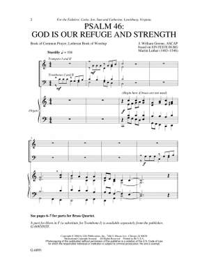 J. William Greene: Psalm 46--God Is Our Refuge and Strength
