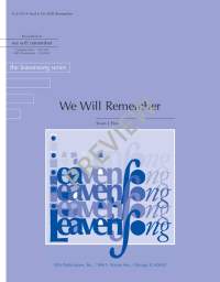 Susan J. Paul: We Will Remember
