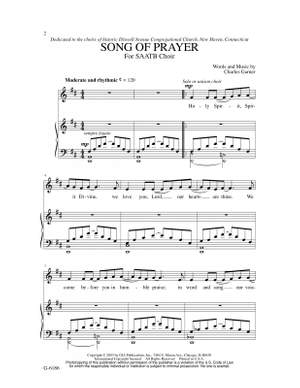 Charles Garner: Song of Prayer