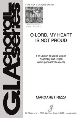Margaret Rizza: O Lord, My Heart Is Not Proud