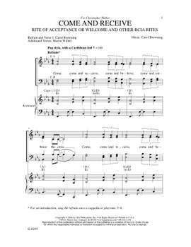 Carol Browning: Come and Receive