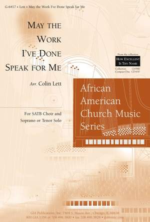 Sullivan Pugh: May the Work I've Done Speak for Me