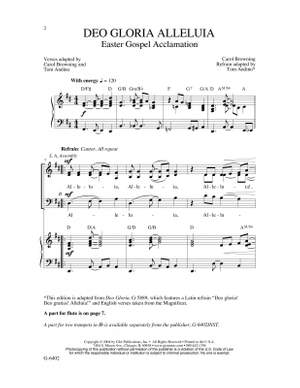 Carol Browning_Tom Andino: Deo Gloria Alleluia - Easter Gospel Acclamation