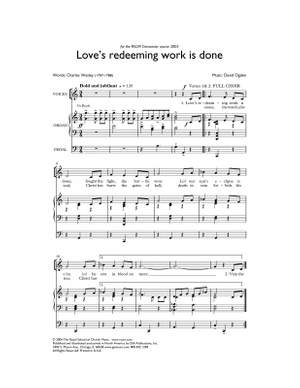 David Ogden: Love's Redeeming Work Is Done