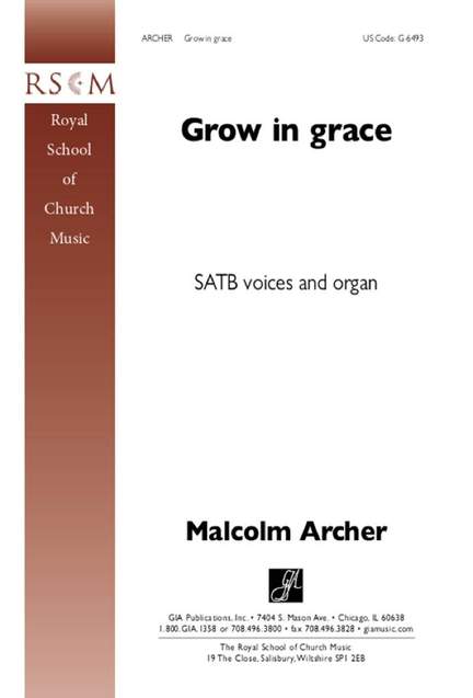 Malcolm Archer: Grow in Grace