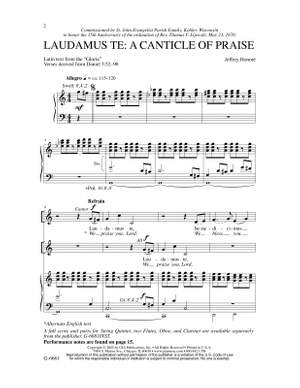 Jeffrey A. Honoré: Laudamus te: A Canticle of Praise