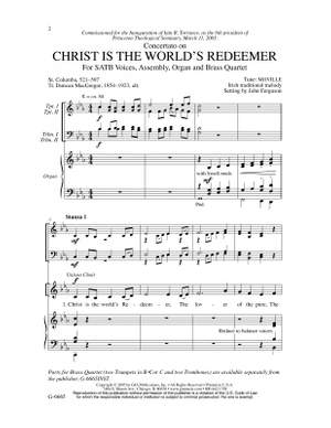 Christ Is the World's Redeemer