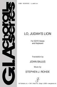 Stephen J. Rohde: Lo, Judah's Lion