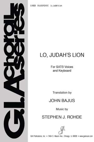 Stephen J. Rohde: Lo, Judah's Lion