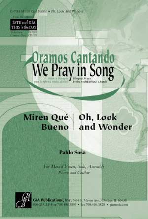 Pablo D. Sosa: Miren Qué Bueno / Oh Look and Wonder - Guitar part