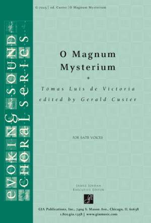 Tomás Luis de Victoria_Gerald Custer: O magnum mysterium