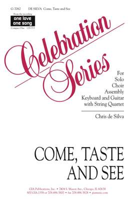 Chris de Silva: Come, Taste and See - Instrumental Parts