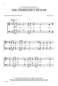 Ben J. Legett: The Chorister's Prayer