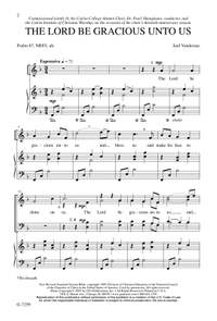 Joel Vanderzee: The Lord Be Gracious unto Us