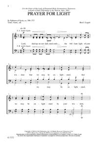 Ben J. Legett: Prayer for Light