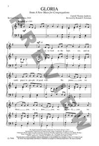 Carroll Thomas Andrews: Gloria from A New Mass for Congregations