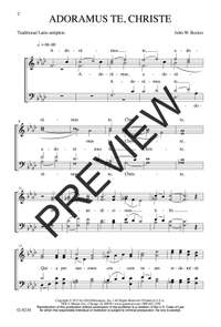 John W. Becker: Adoramus Te, Christe