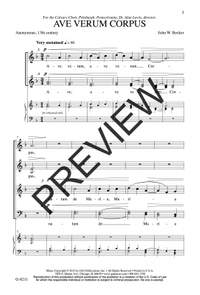 John W. Becker: Ave Verum Corpus